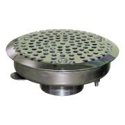 Водозабор с сетчатой крышкой Ø160x100 (наружн. 2,5″) универсальный